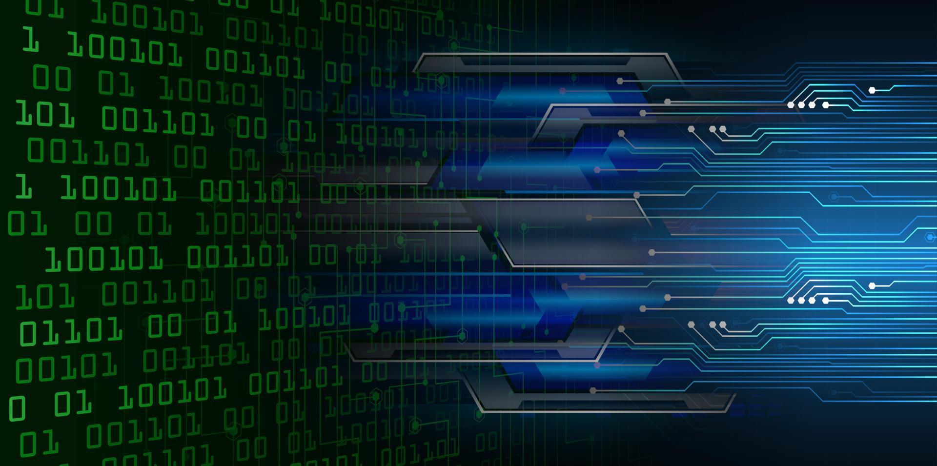 cyber circuit toekomstige technologie concept achtergrond vector