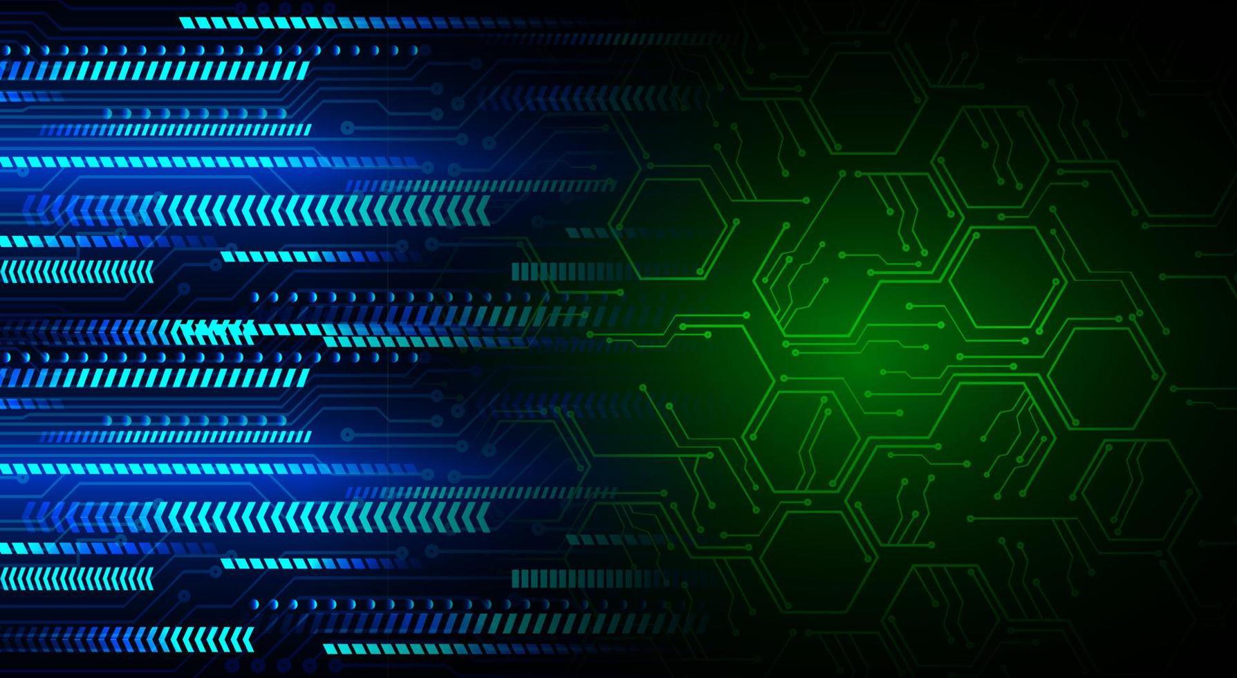 cyber circuit toekomstige technologie concept achtergrond vector