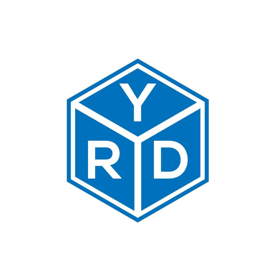 jr brief logo ontwerp op witte achtergrond. yrd creatieve initialen brief logo concept. yrd brief ontwerp. vector