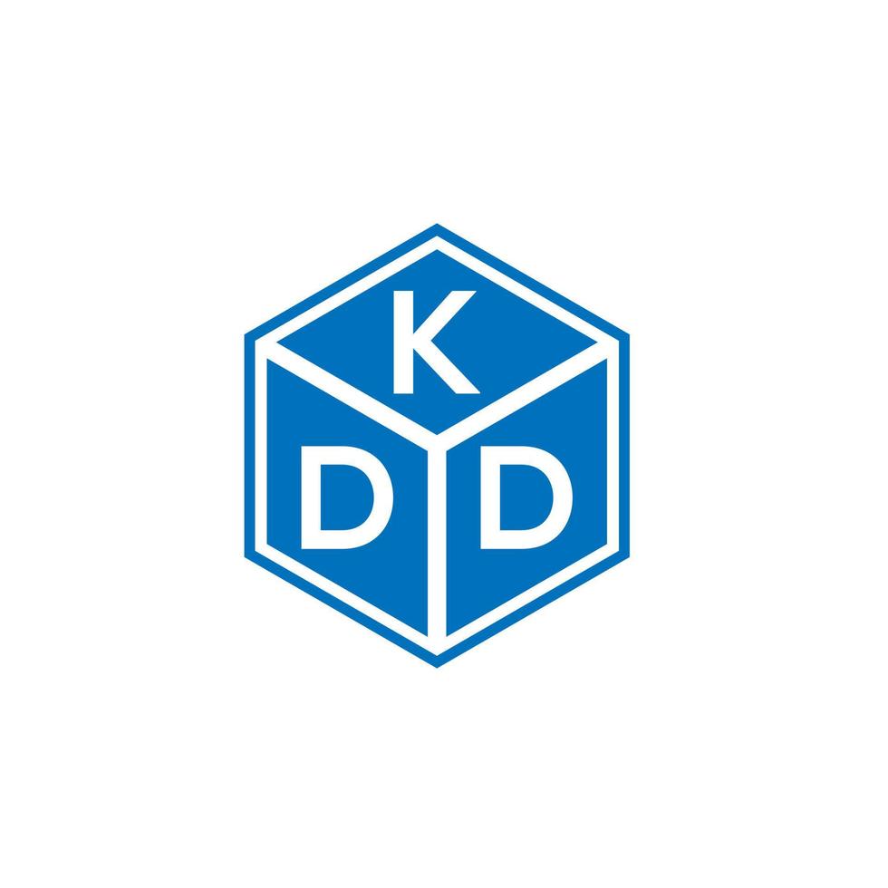 kdd brief logo ontwerp op witte achtergrond. kdd creatieve initialen brief logo concept. kdd brief ontwerp. vector