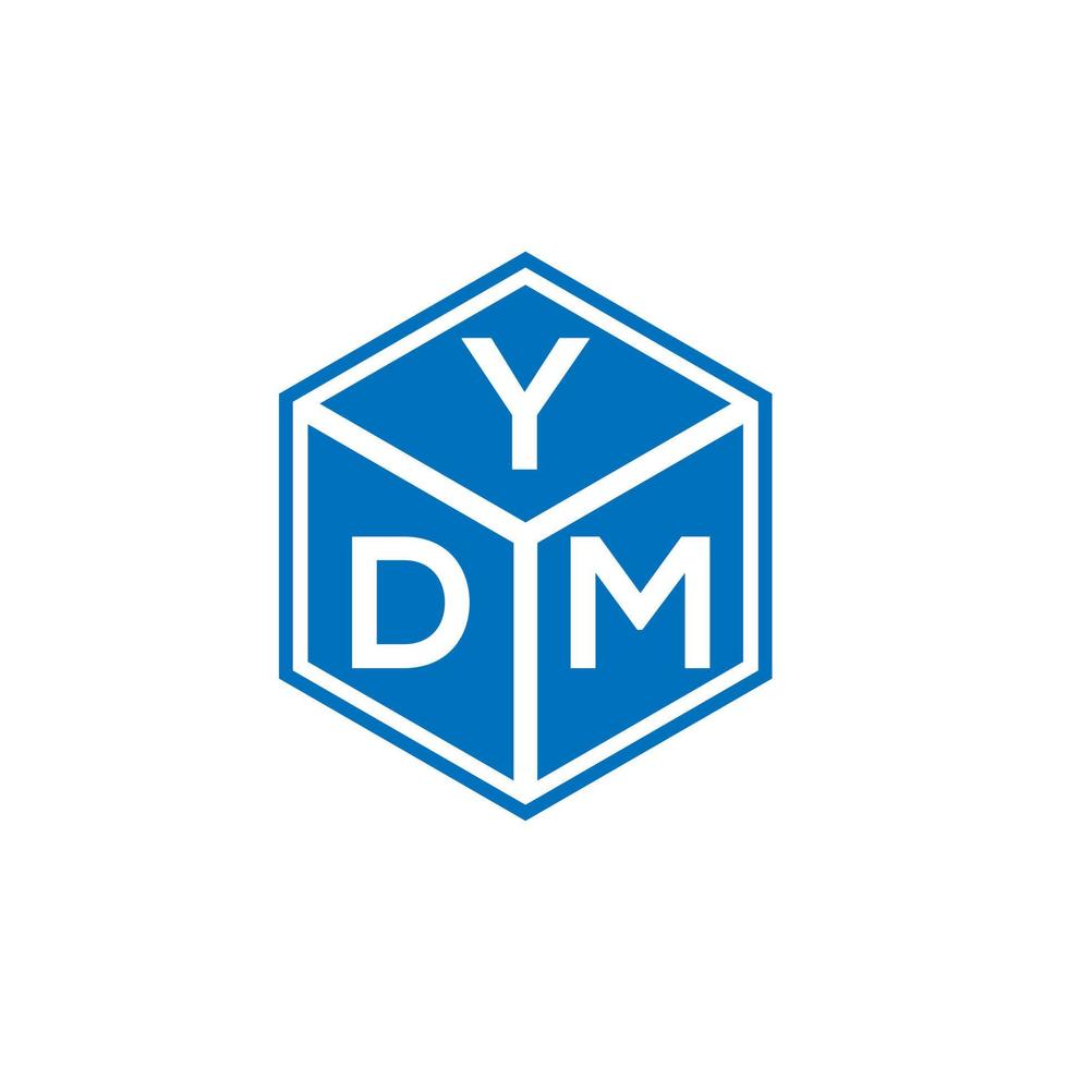 YDM brief logo ontwerp op witte achtergrond. ydm creatieve initialen brief logo concept. ydm brief ontwerp. vector