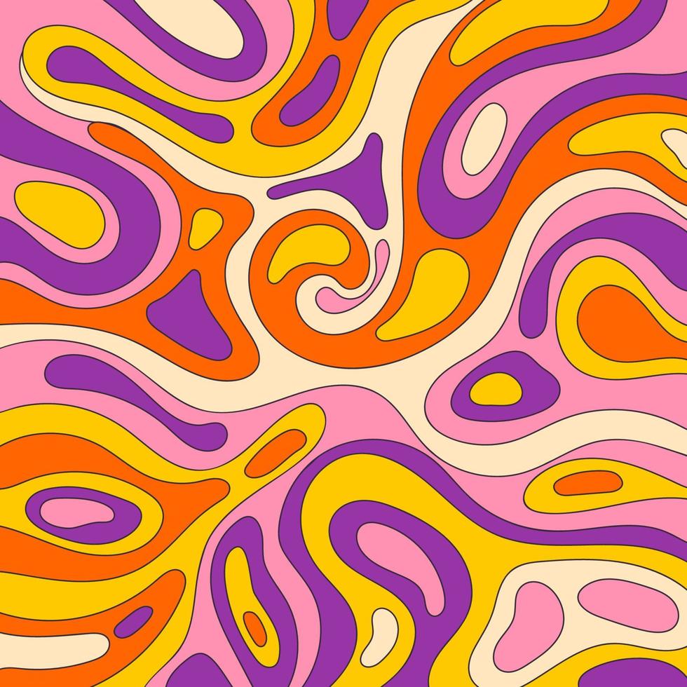 abstracte kleurrijke psychedelische achtergrond vector