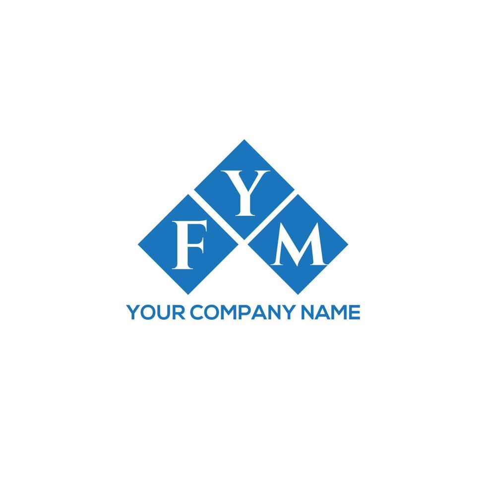 fym brief logo ontwerp op witte achtergrond. fym creatieve initialen brief logo concept. fym brief ontwerp. vector