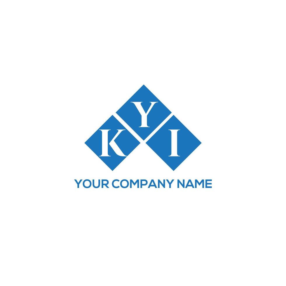 kyi brief logo ontwerp op witte achtergrond. kyi creatieve initialen brief logo concept. kyi-briefontwerp. vector