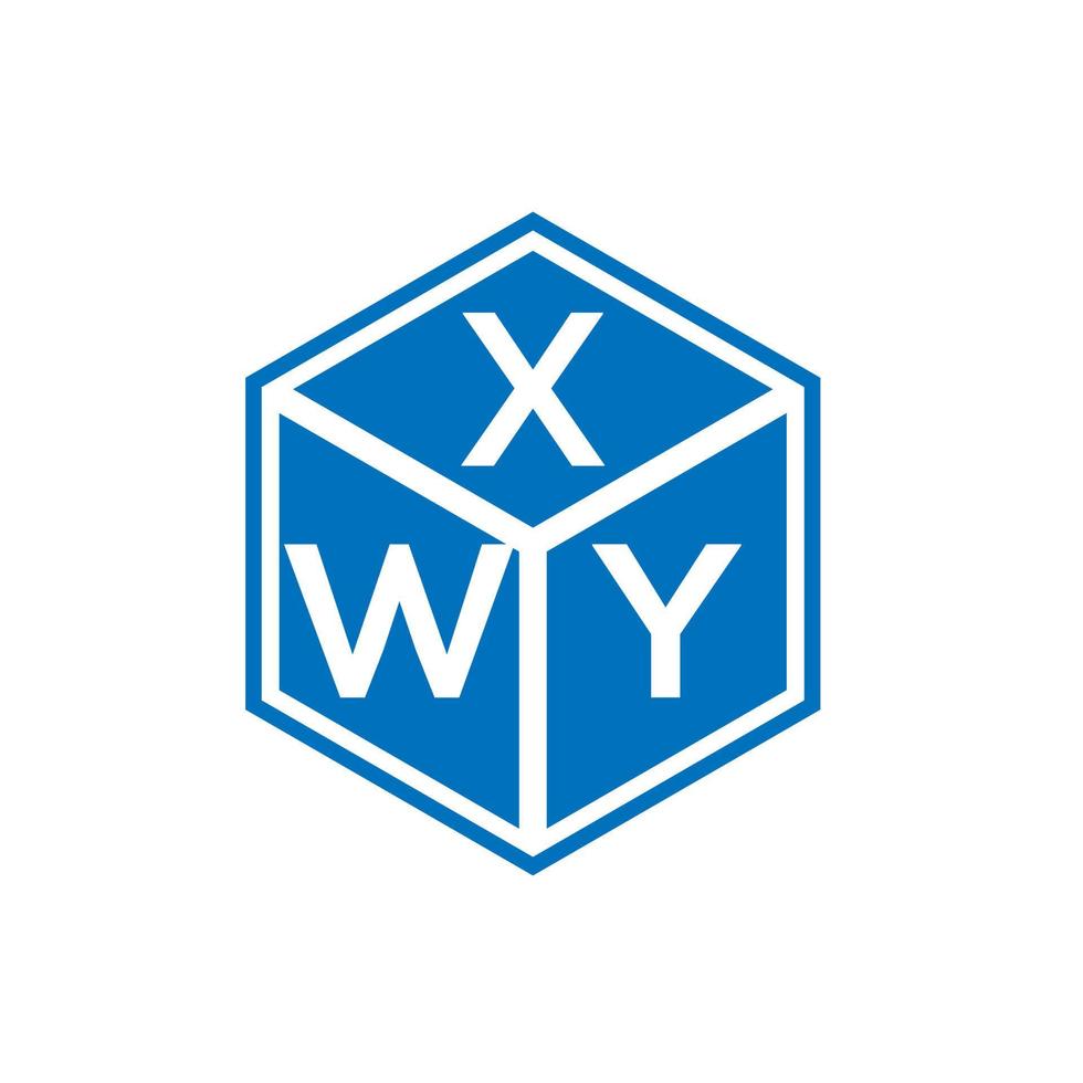 xwy brief logo ontwerp op witte achtergrond. xwy creatieve initialen brief logo concept. xwy brief ontwerp. vector