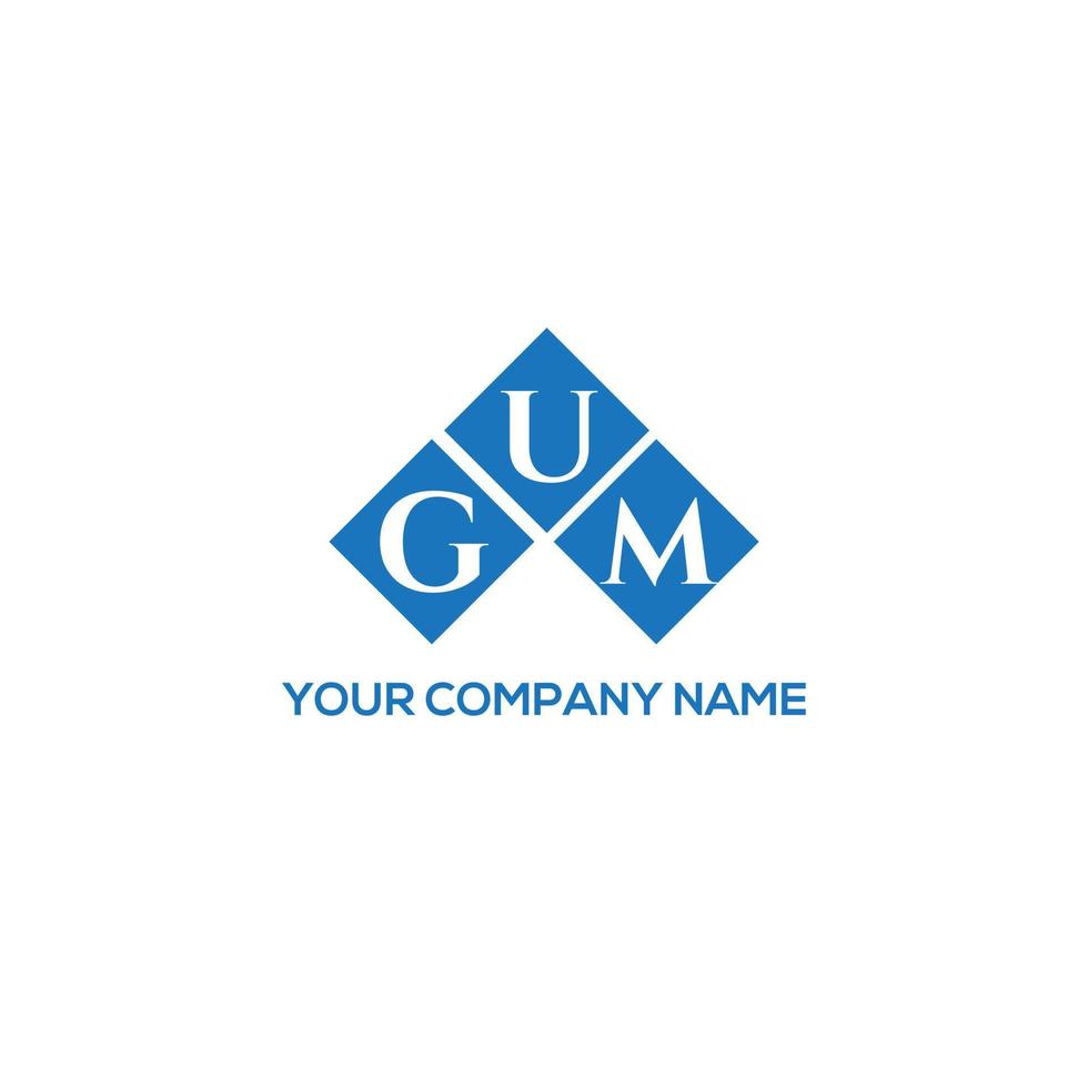 gom brief logo ontwerp op witte achtergrond. kauwgom creatieve initialen brief logo concept. gom brief ontwerp. vector