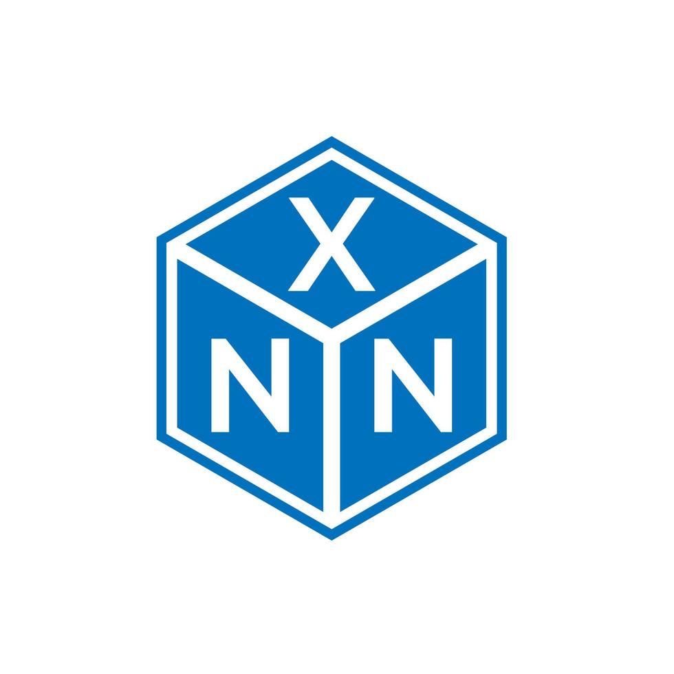 xnn brief logo ontwerp op witte achtergrond. xnn creatieve initialen brief logo concept. xnn brief ontwerp. vector