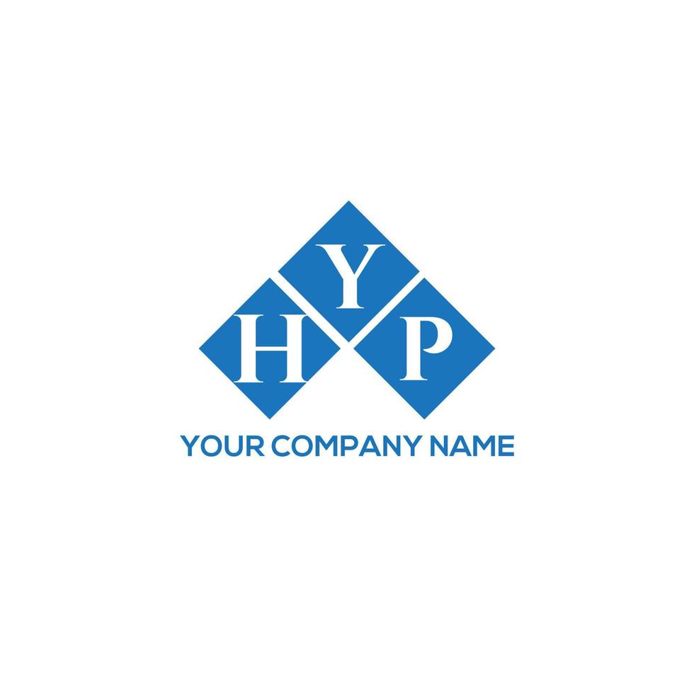 . hyp creatieve initialen brief logo concept. hyp brief design.hyp brief logo ontwerp op witte achtergrond. hyp creatieve initialen brief logo concept. hyp brief ontwerp. vector