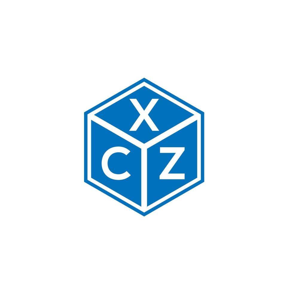 xcz brief logo ontwerp op witte achtergrond. xcz creatieve initialen brief logo concept. xcz brief ontwerp. vector