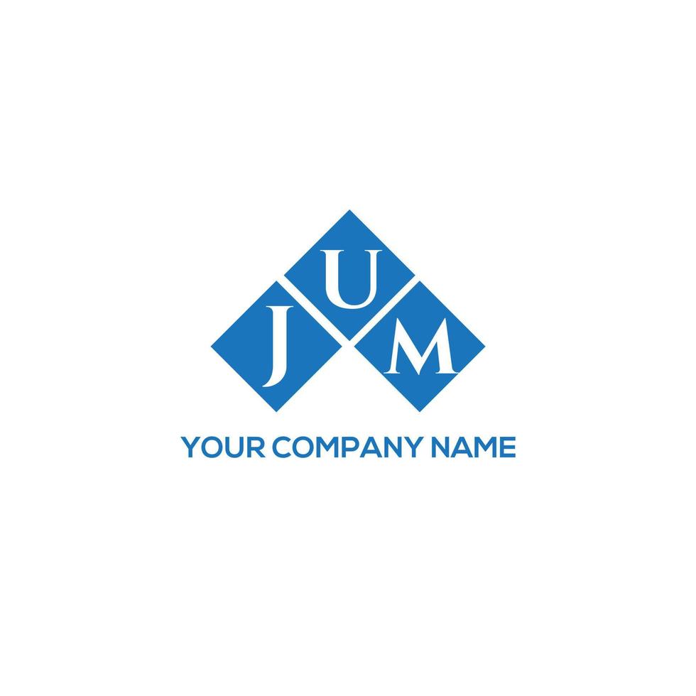 jum brief design.jum brief logo ontwerp op witte achtergrond. jum creatieve initialen brief logo concept. jum brief ontwerp. vector