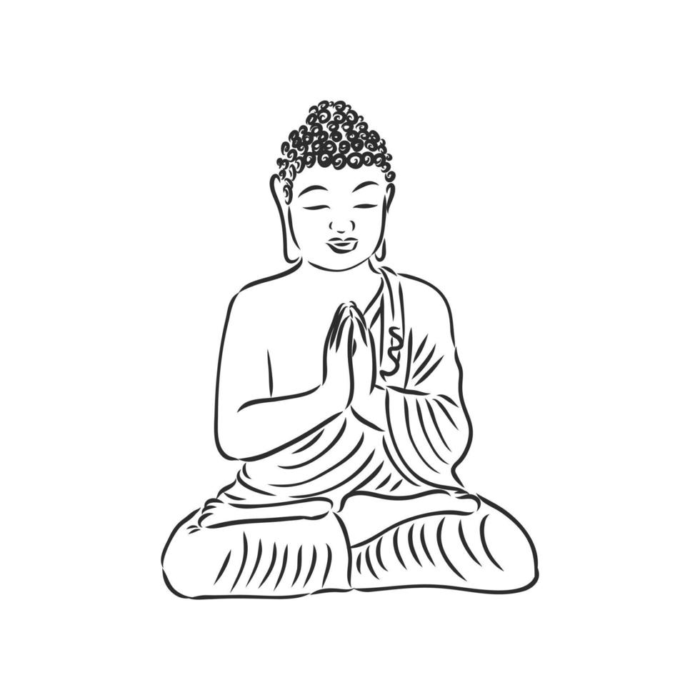 boeddha vector schets