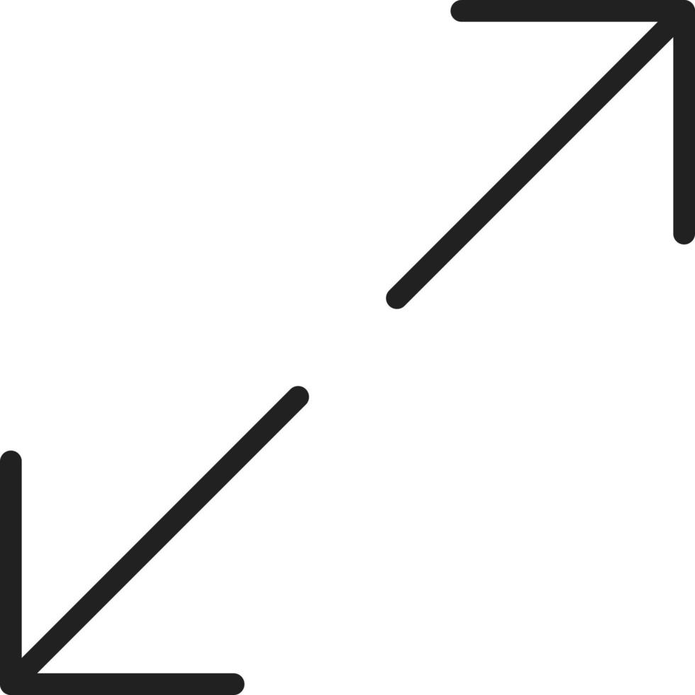 pictogram lijn uitvouwen vector