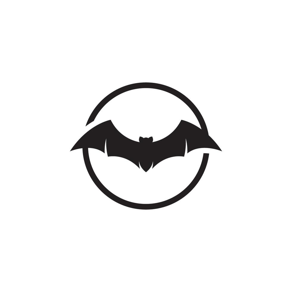 vleermuis logo sjabloon vectorillustratie vector