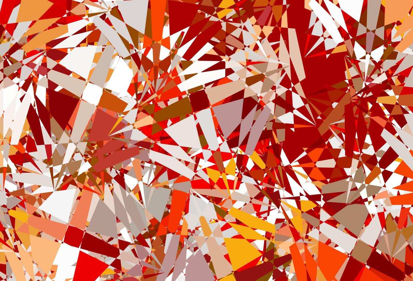 lichtgroene, rode vectorachtergrond met driehoeken, lijnen. vector