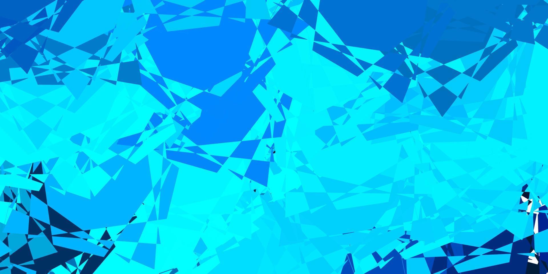 lichtblauwe vectorachtergrond met veelhoekige vormen. vector