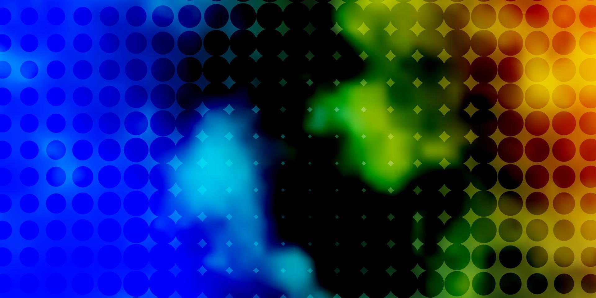 lichtblauw, groen vectorpatroon met bollen. vector
