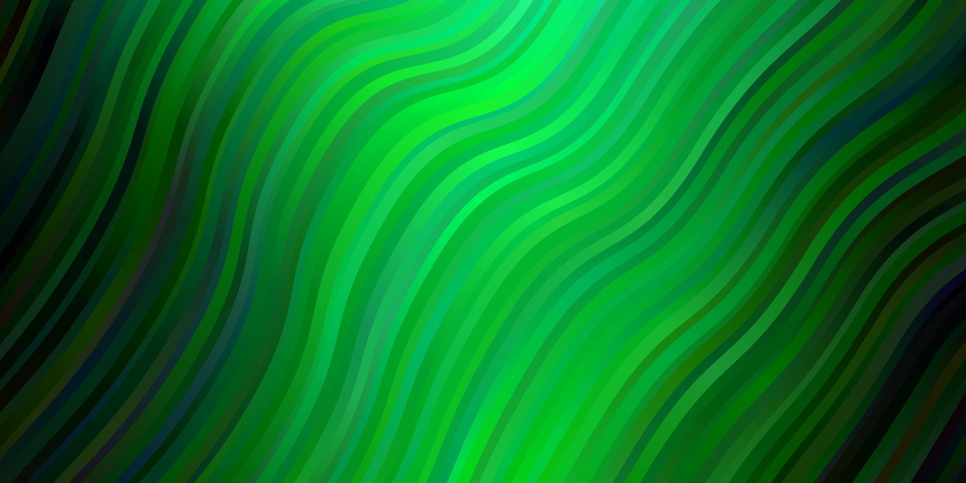 lichtblauw, groen vector sjabloon met wrange lijnen.