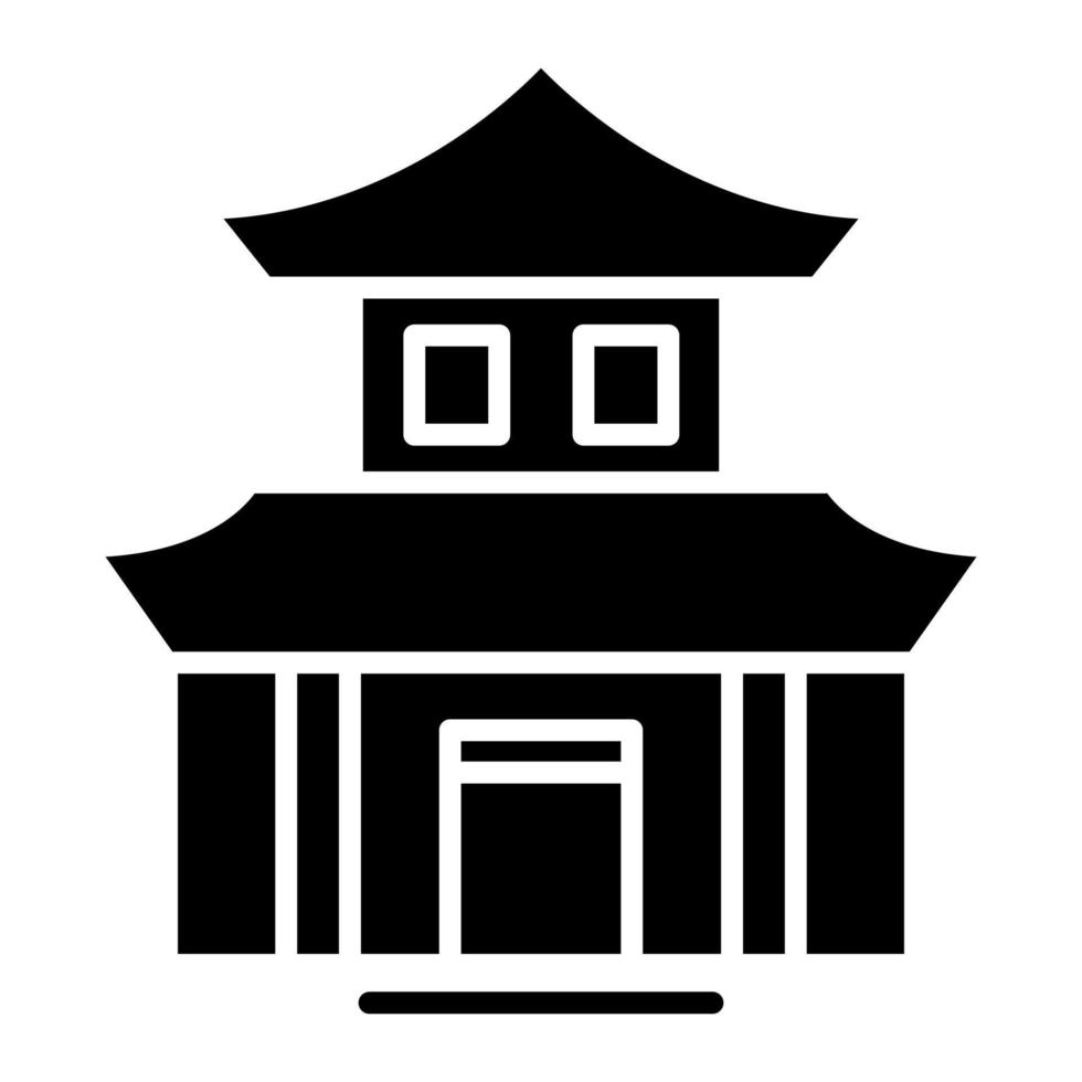 seoul glyph icoon vector