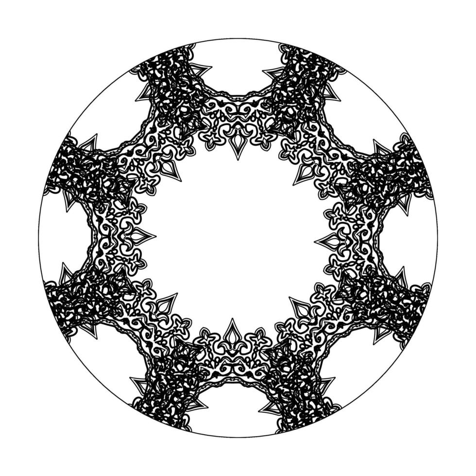 circulaire patroon mandala kunst decoratie-elementen. vector