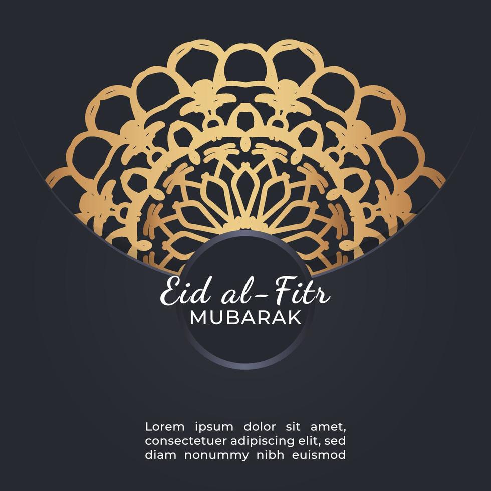 eid mubarak feestelijke illustratie. vector