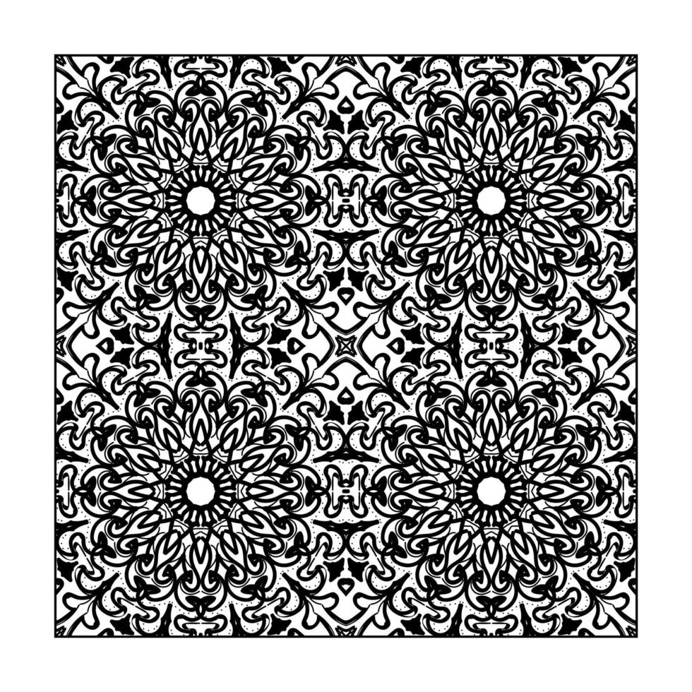 naadloze patroon bloemen ornament. vector