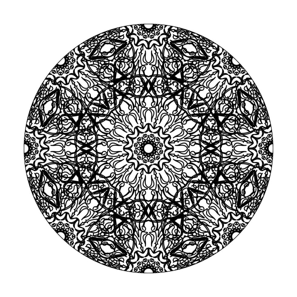 handgetekende mandala. decoratie in etnische oosterse doodle sieraad. vector