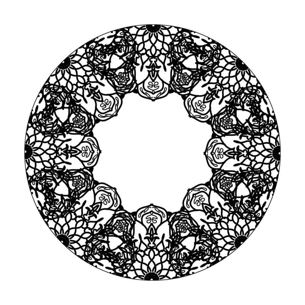 circulaire patroon mandala kunst decoratie-elementen. vector