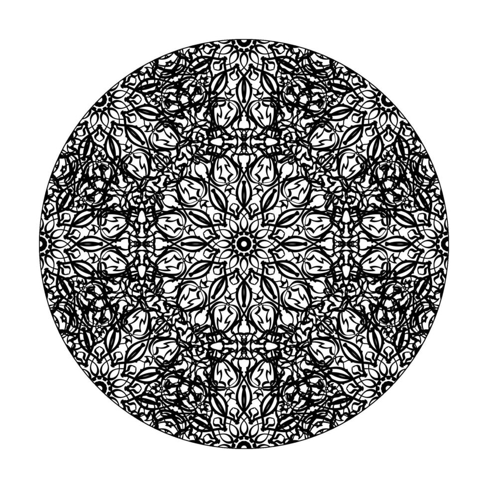 circulaire patroon mandala kunst decoratie-elementen. vector