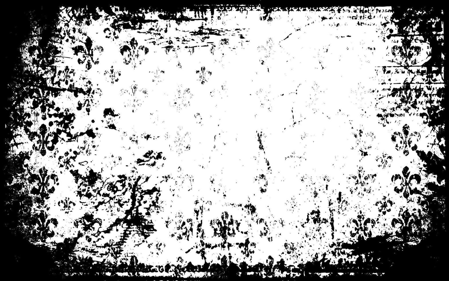 grunge grens vector textuur achtergrond. abstracte frame-overlay. vuile en beschadigde achtergrond.