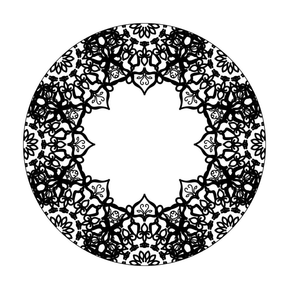 circulaire patroon mandala kunst decoratie-elementen. vector