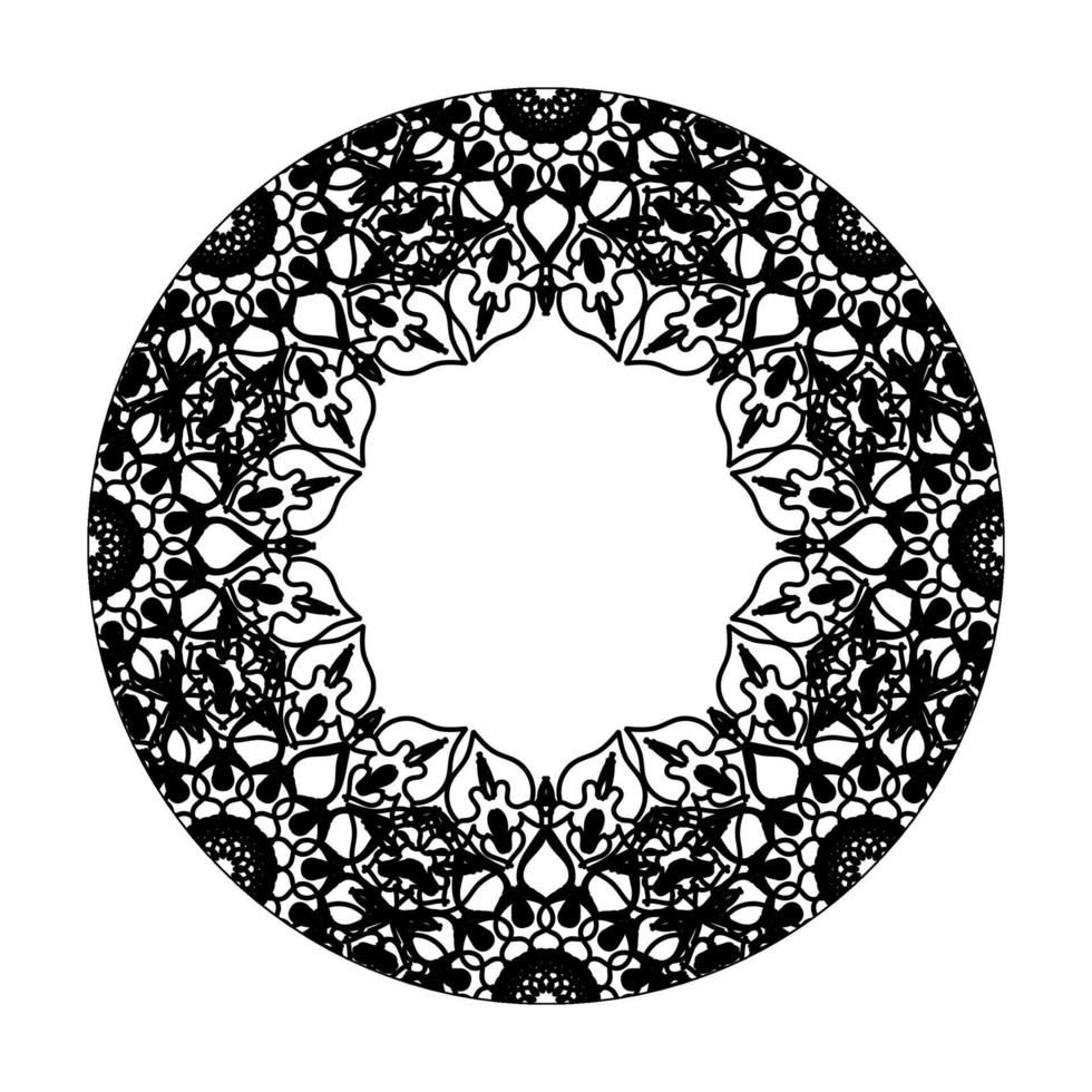 circulaire patroon mandala kunst decoratie-elementen. vector