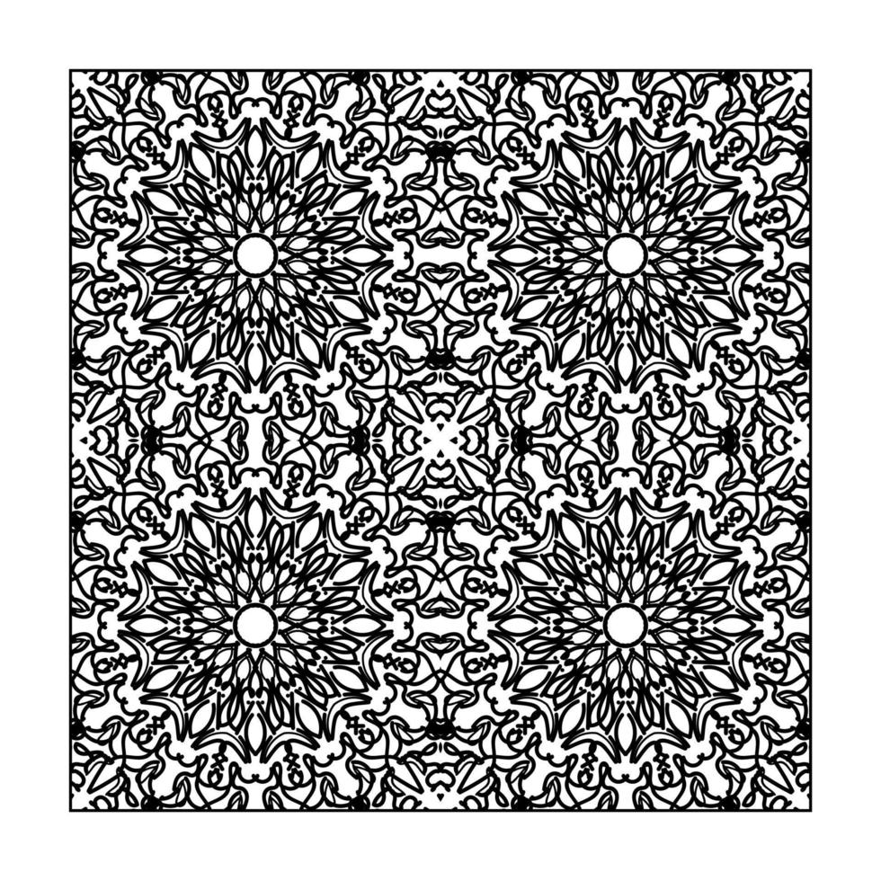 naadloze patroon bloemen ornament. vector