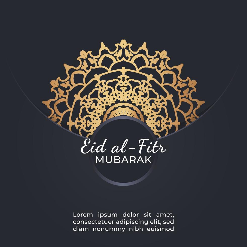 eid mubarak feestelijke illustratie. vector