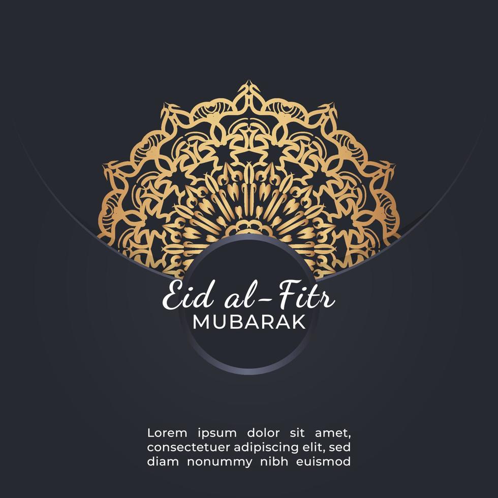 eid mubarak feestelijke illustratie. vector