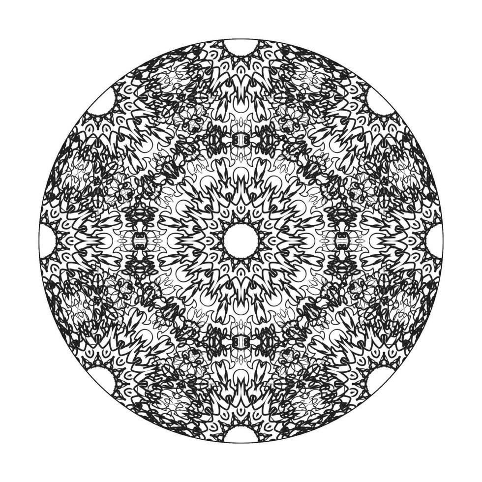 handgetekende mandala. decoratie in etnische oosterse doodle sieraad. vector