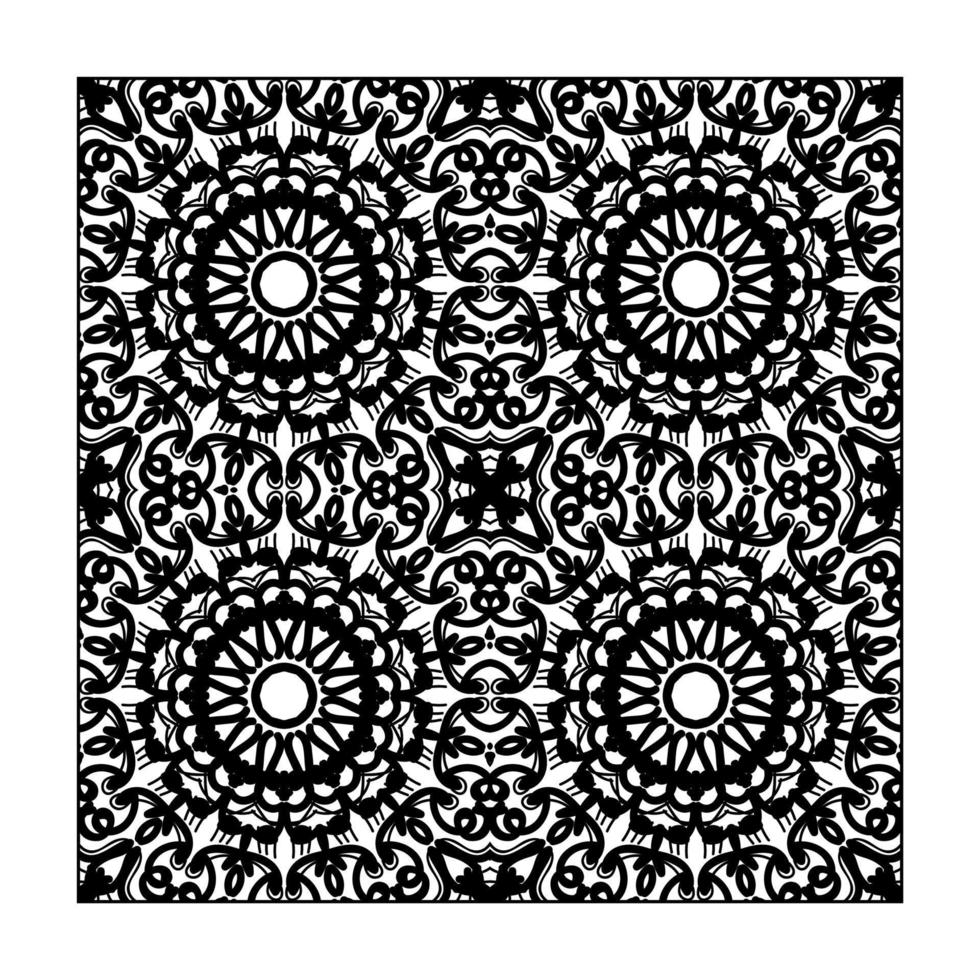 naadloze patroon bloemen ornament. vector