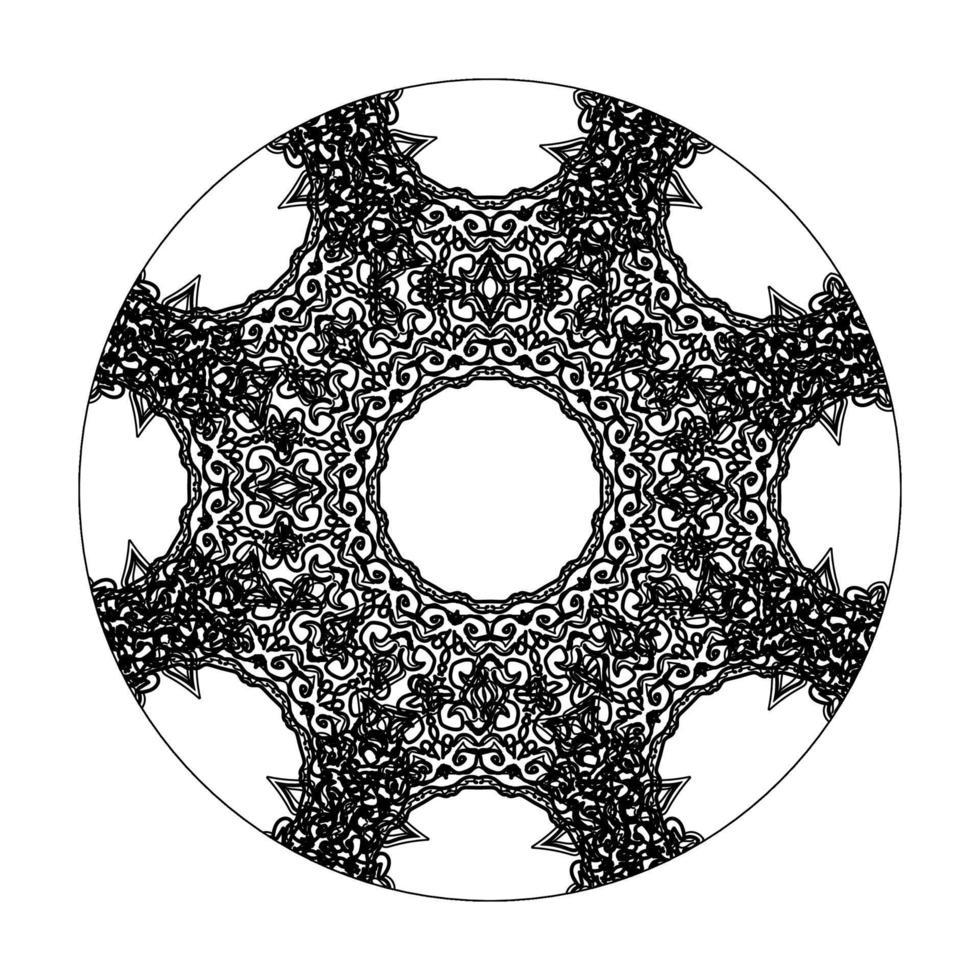 circulaire patroon mandala kunst decoratie-elementen. vector