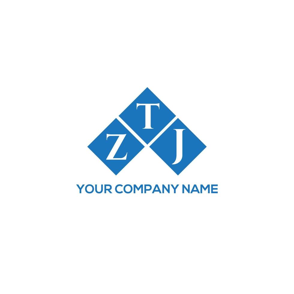 ztj brief logo ontwerp op witte achtergrond. ztj creatieve initialen brief logo concept. ztj brief ontwerp. vector