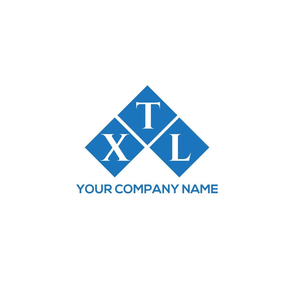 xtl brief logo ontwerp op witte achtergrond. xtl creatieve initialen brief logo concept. xtl brief ontwerp. vector