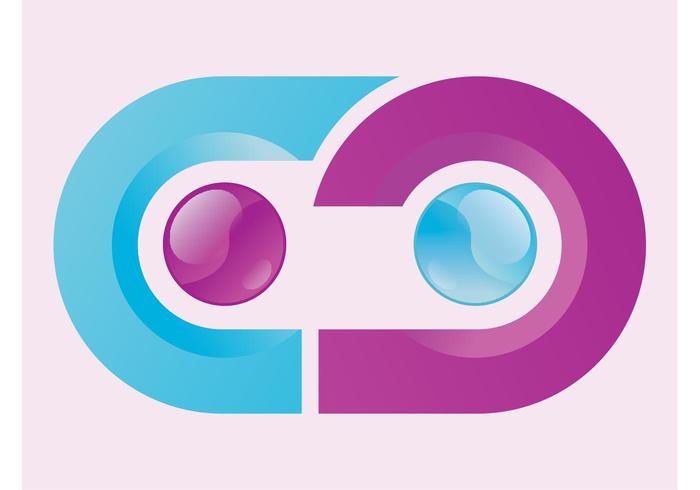 Gebogen Logo vector