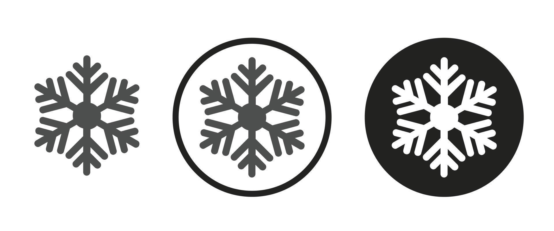 sneeuw pictogram. web icon set .vector afbeelding vector