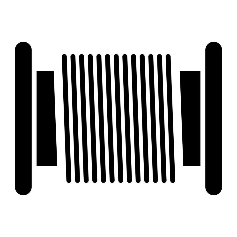 kabelrol glyph-pictogram vector