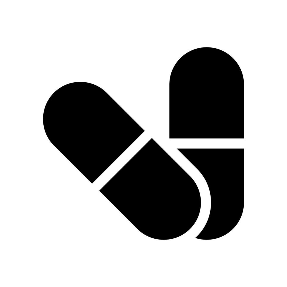 capsule pictogram sjabloon vector