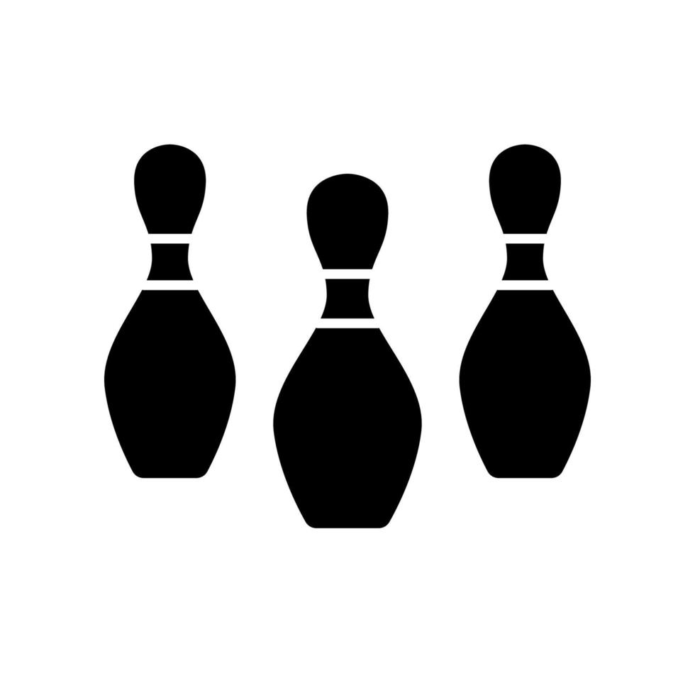 bowling pictogramsjabloon vector