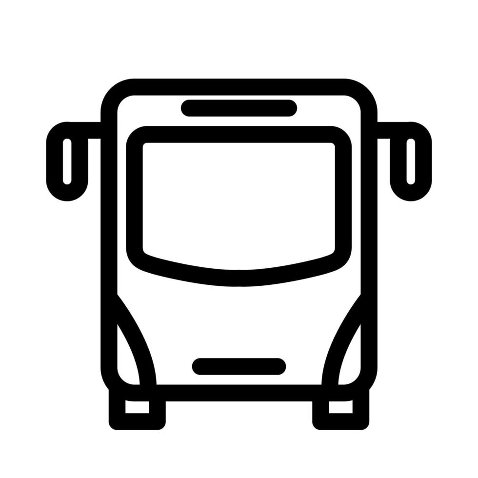 bus pictogram sjabloon vector