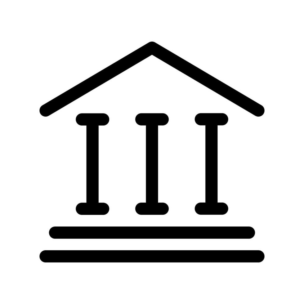 bank pictogram sjabloon vector