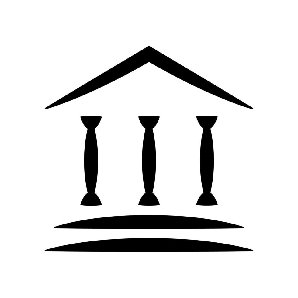 bank pictogram sjabloon vector