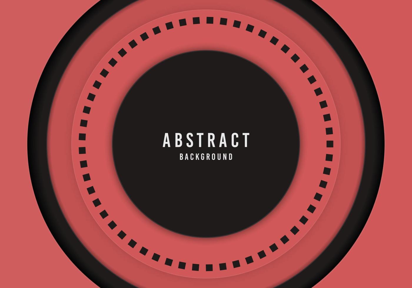 abstracte zwarte en roze cirkel geometrie sjabloon ontwerp decoratieve kunstwerken. vector