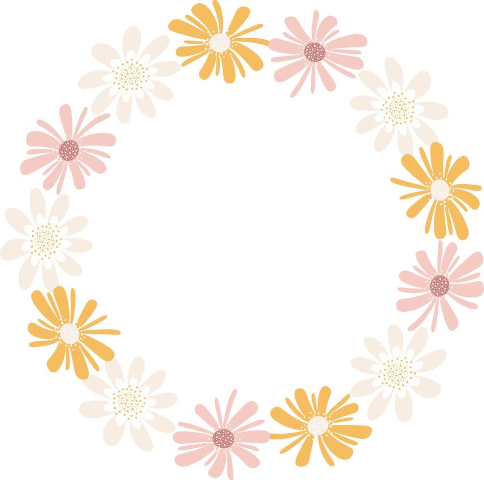 bloemen krans vector