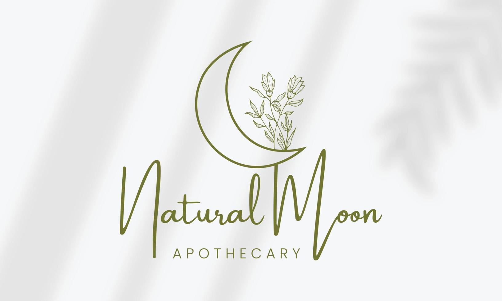 botanische bloemen element hand getekende logo met wilde bloemen en bladeren. logo voor spa en schoonheidssalon, boetiek, biologische winkel, bruiloft, floral designer, interieur, fotografie, cosmetica. vector